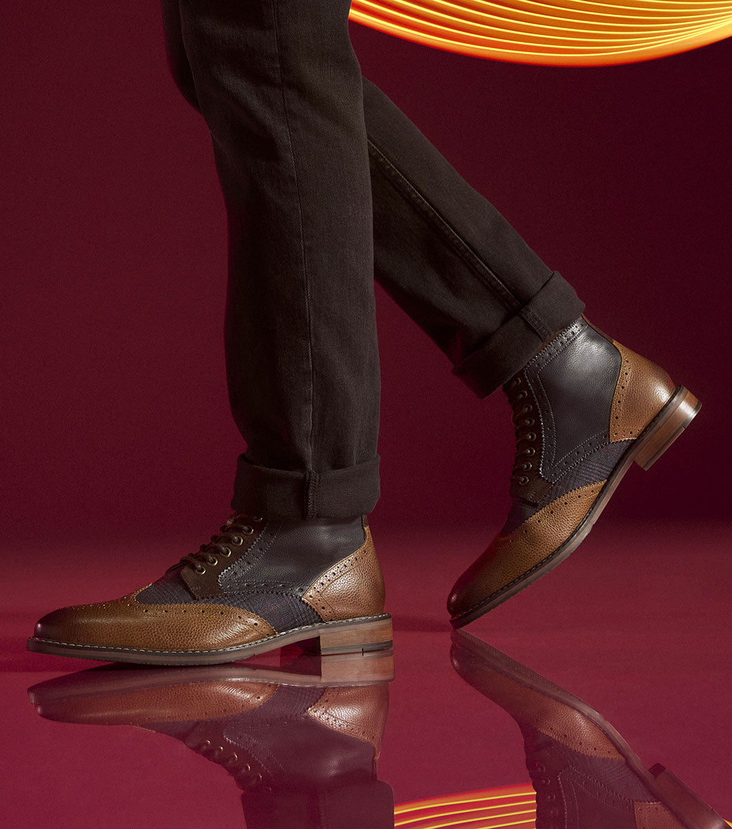 Finnegan Wingtip Lace-Up Boot