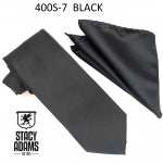 Stacy Adams 400S Tie & Handkerchief Set