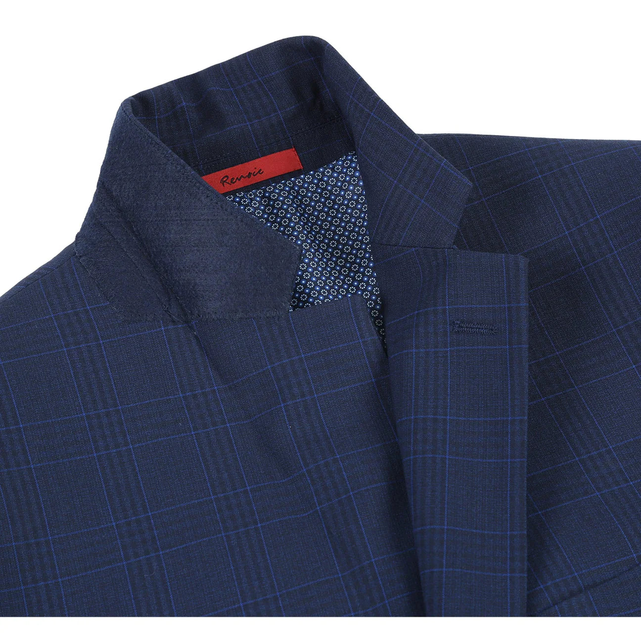 Renoir Classic Fit Checked Suit
