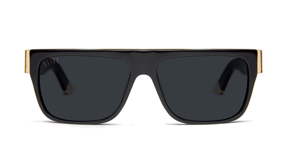 9FIVE 22 Black & 24K Gold Sunglasses