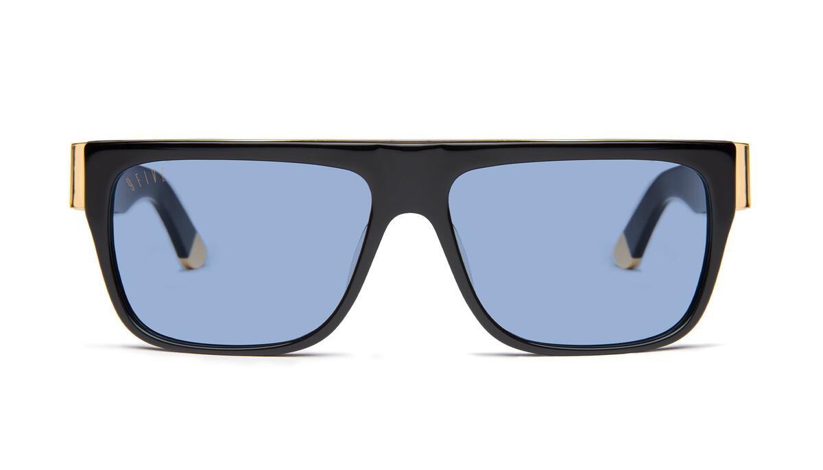 9FIVE 22 Black & 24K Gold Sunglasses
