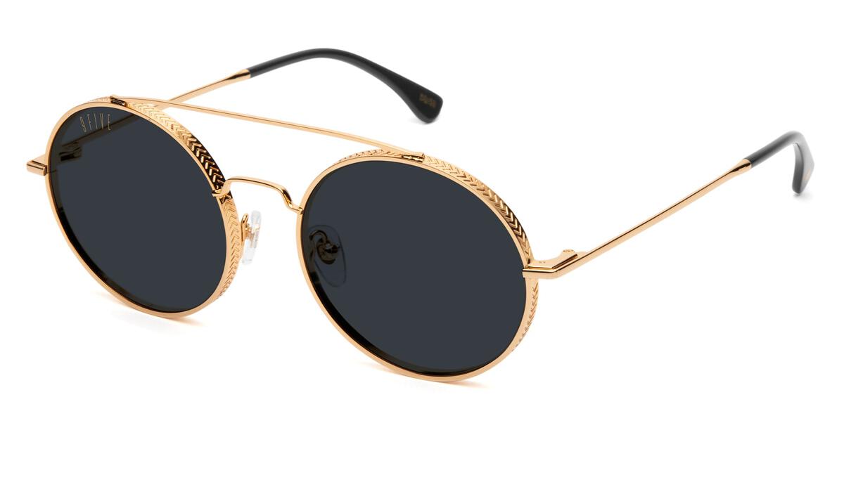 9FIVE 50-50 XL 24K Gold Sunglasses – B's Closet LLC