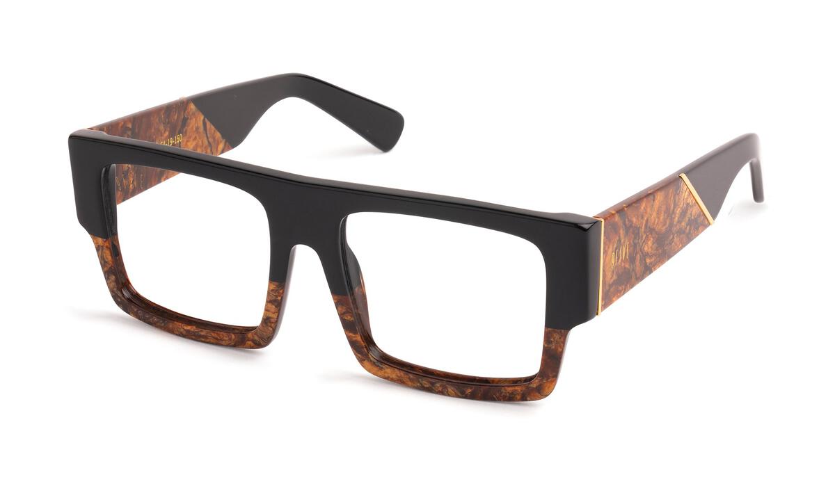 9FIVE Diego Gold Marble & 24K Gold Sunglasses and Glasses