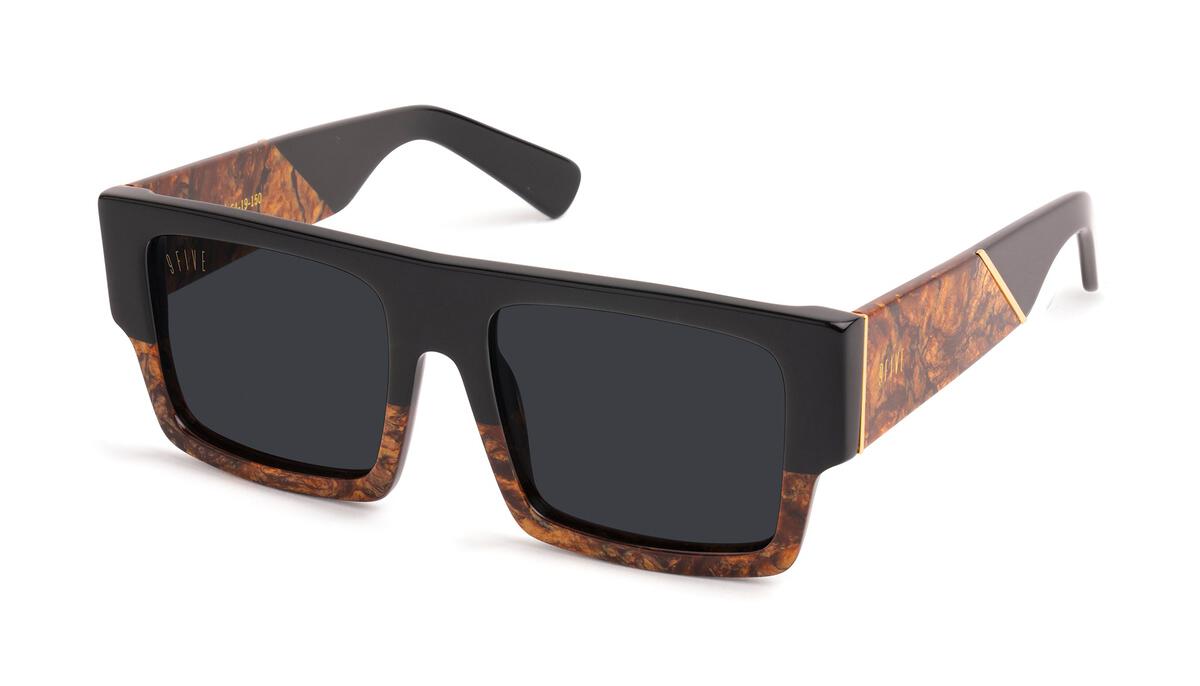 9FIVE Diego Gold Marble & 24K Gold Sunglasses and Glasses