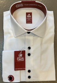 Stacy Adams High Collar Dress Shirt