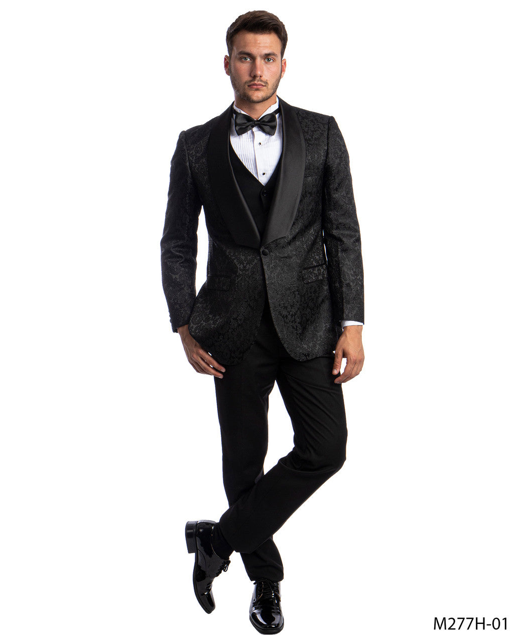 Tazzio 3-Piece Paisley Tuxedo Set