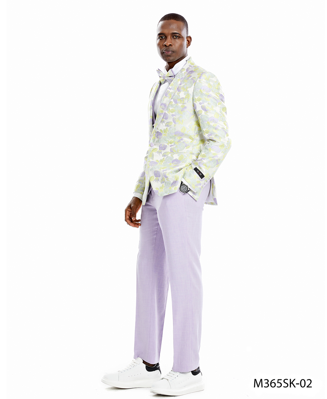 Tazzio 3-Piece Paisley Skinny Fit Suit