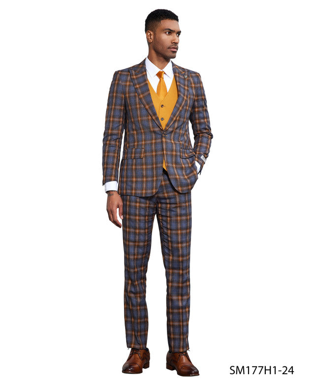 Stacy Adams Plaid Series (SM177H)