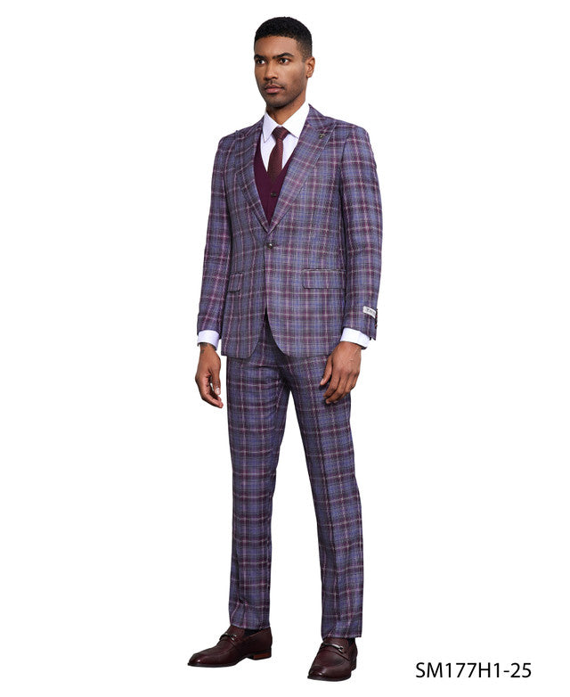 Stacy Adams Plaid Series (SM177H)