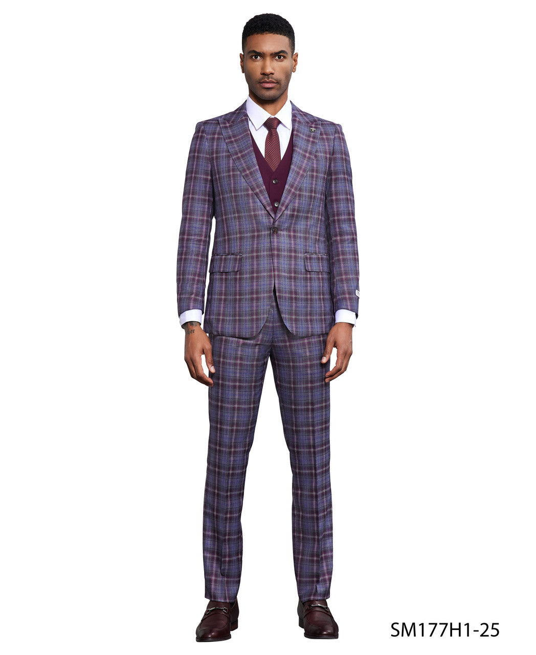 Stacy Adams Plaid Series (SM177H)