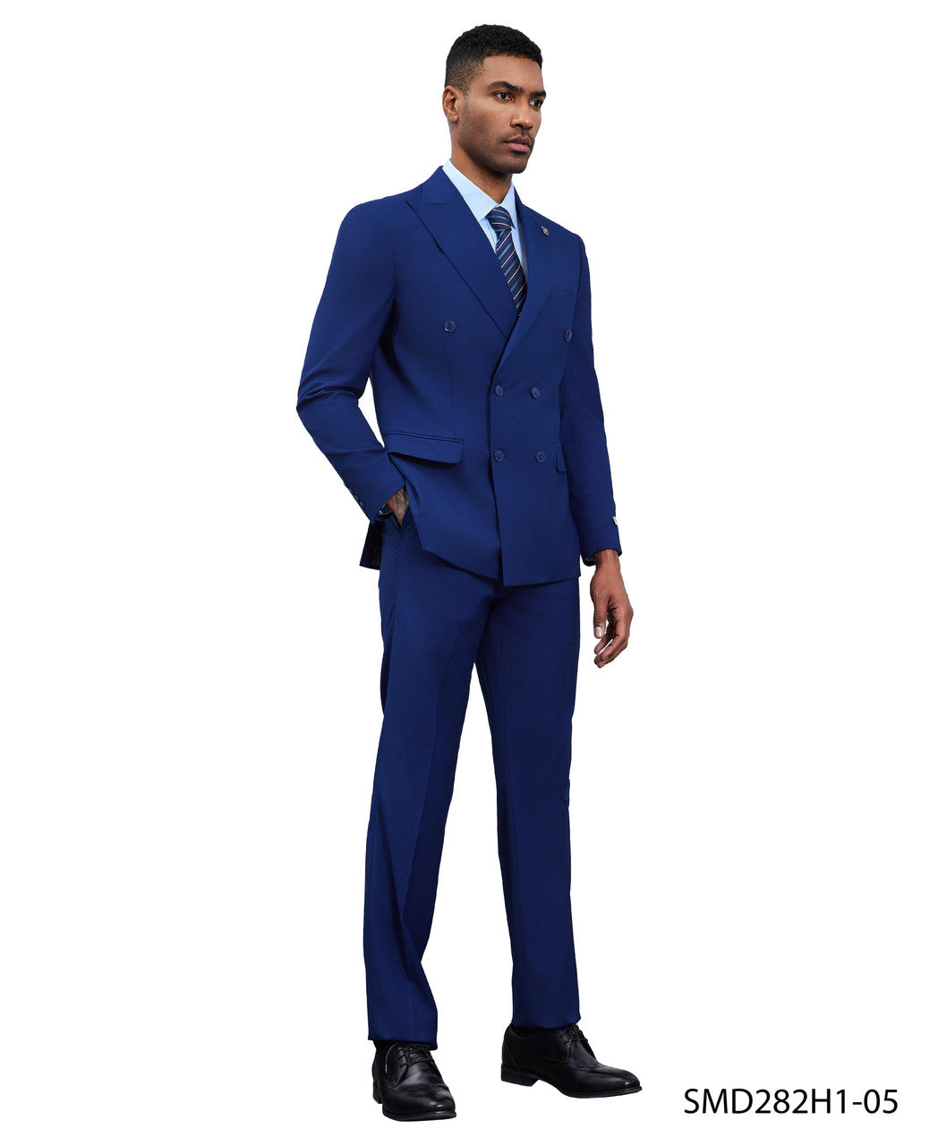 Stacy Adams Double-Breasted Two-Piece Suit