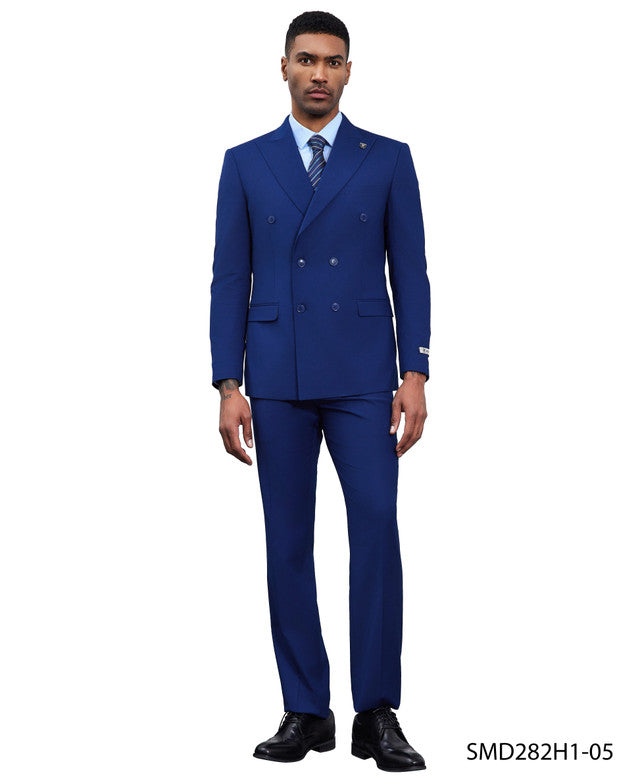 Stacy Adams Double-Breasted Two-Piece Suit