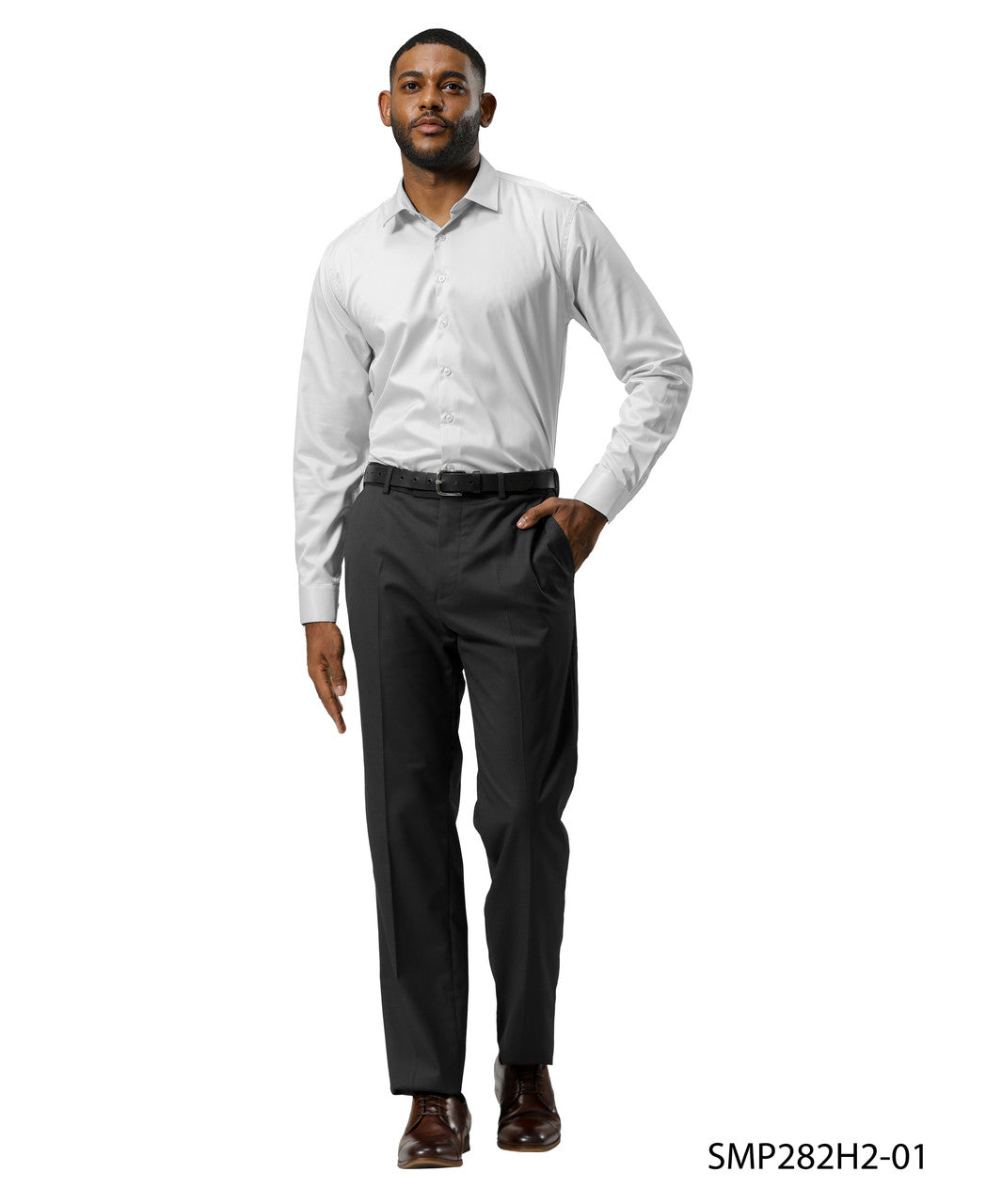Stacy Adams Men's Solid Dress Pants (SMP282H1)