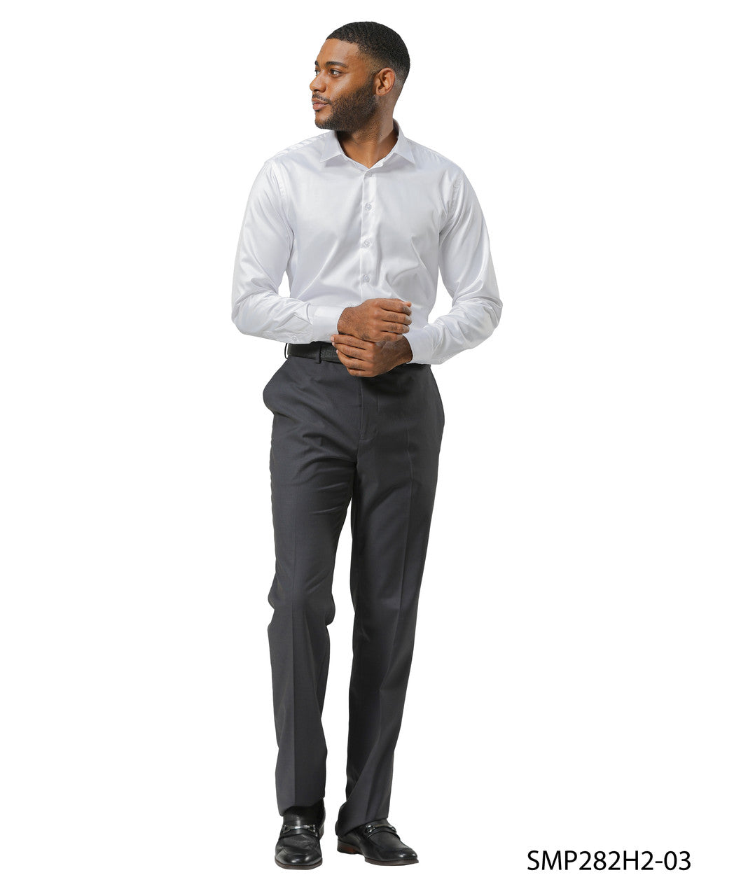 Stacy Adams Men's Solid Dress Pants (SMP282H1)