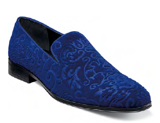 Saunders Debossed Velour Slip-On