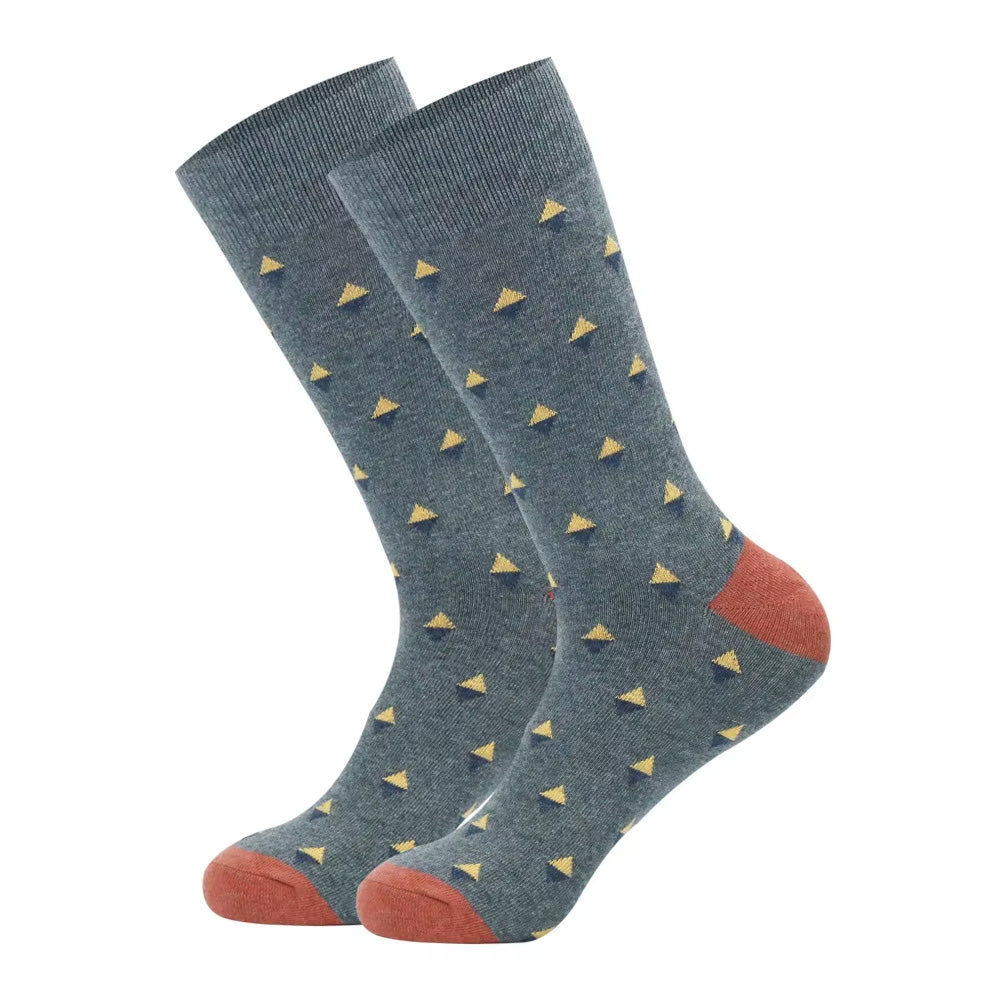 Classic Argyle Patterned Business Socks