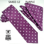Stacy Adams Polka Dot Tie & Handkerchief Set