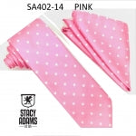Stacy Adams Polka Dot Tie & Handkerchief Set