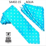 Stacy Adams Polka Dot Tie & Handkerchief Set