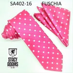 Stacy Adams Polka Dot Tie & Handkerchief Set