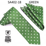 Stacy Adams Polka Dot Tie & Handkerchief Set