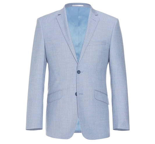 Renoir Men's 2-Piece Slim Fit Single Breasted Notch Lapel Suit