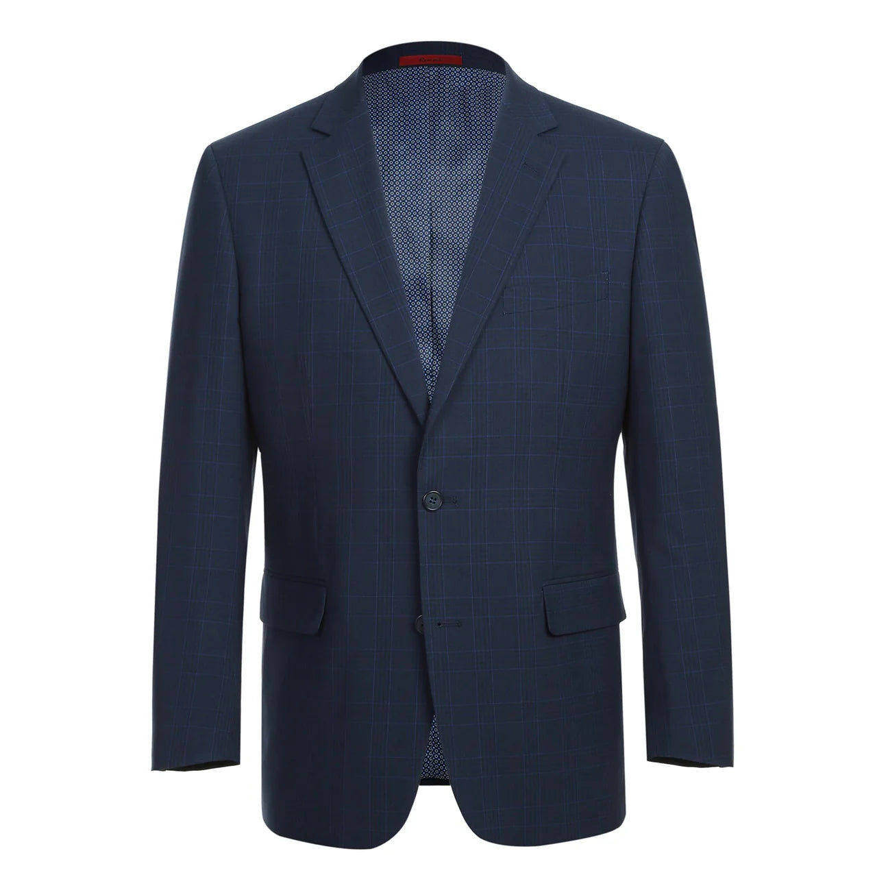 Renoir Classic Fit Checked Suit
