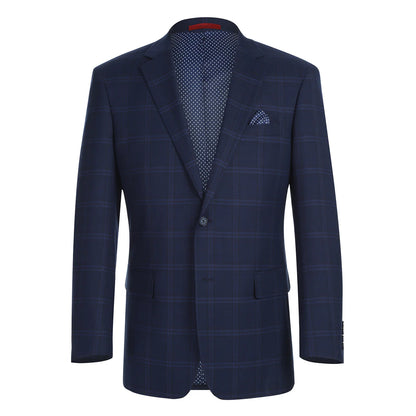 Renoir Classic Fit 2-Piece Suit-Checkered