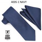 Stacy Adams 400S Tie & Handkerchief Set