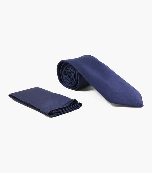 Stacy Adams Tie & Handkerchief Set
