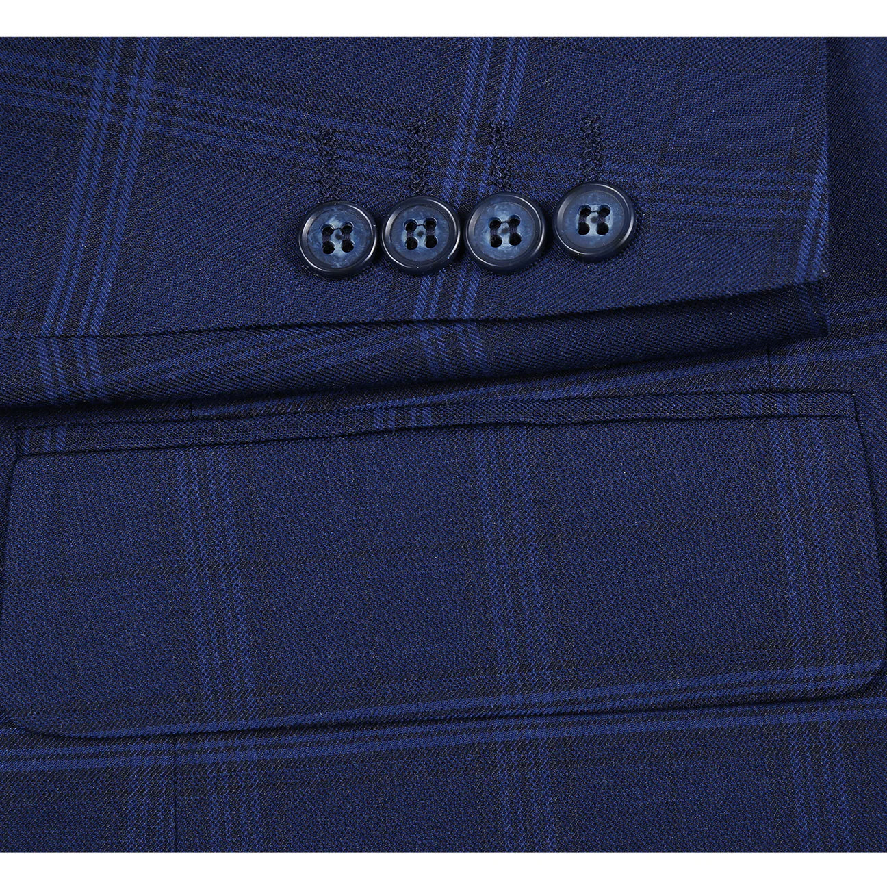 Renoir Classic Fit 2-Piece Suit-Checkered