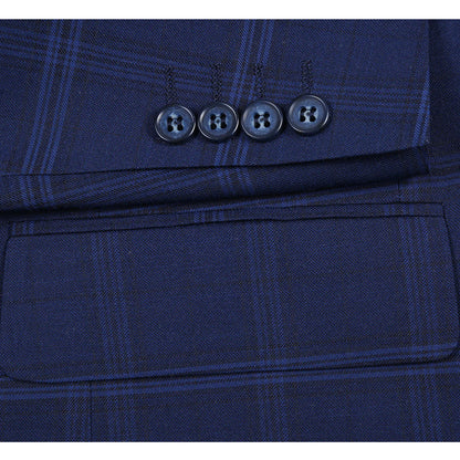 Renoir Classic Fit 2-Piece Suit-Checkered