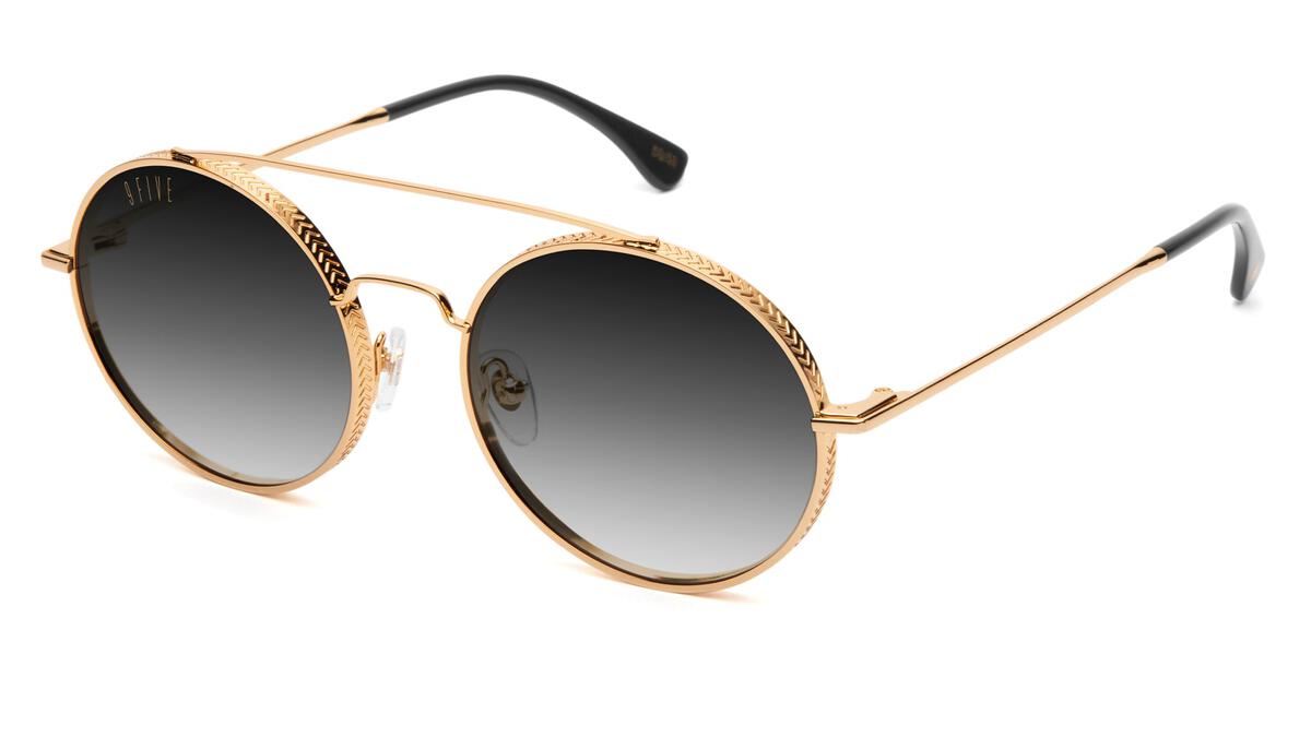 9FIVE 50-50 XL 24K Gold Sunglasses