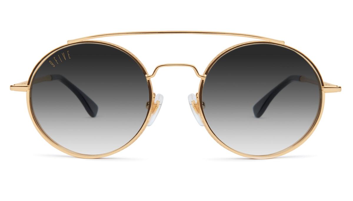 9FIVE 50-50 XL 24K Gold Sunglasses