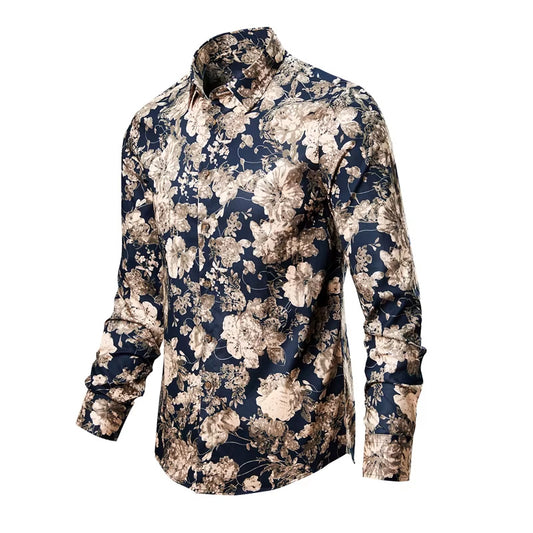 B's Closet Signature Floral Dress Shirt