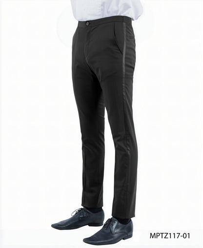 Zegarie Men’s Tailored Fit Tuxedo Pants