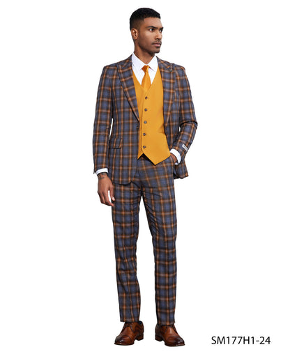 Stacy Adams Plaid Series (SM177H)