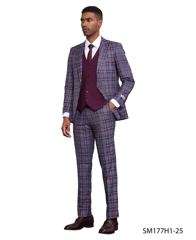 Stacy Adams Plaid Series (SM177H)