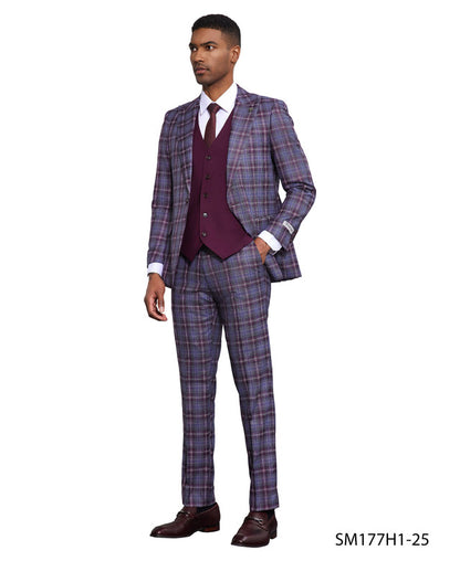 Stacy Adams Plaid Series (SM177H)