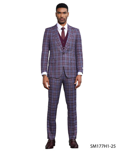 Stacy Adams Plaid Series (SM177H)