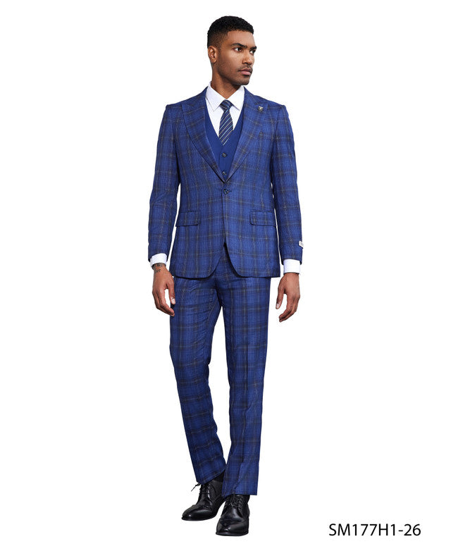 Stacy Adams Plaid Series (SM177H)