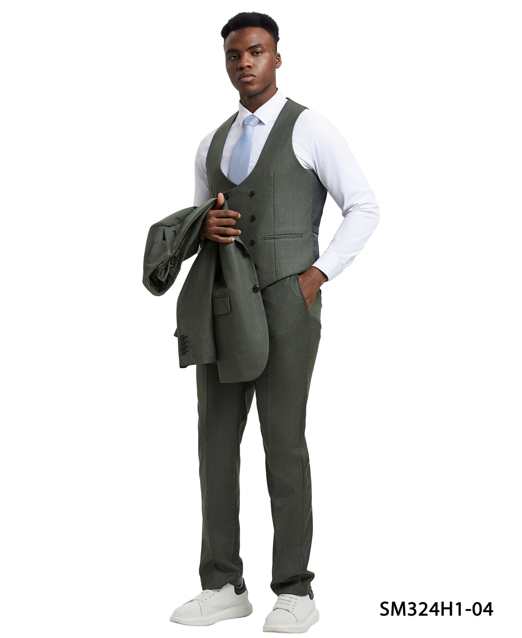 Stacy Adams Solid Textured Series (SM324H)