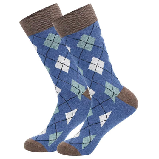 Classic Argyle Patterned Business Socks