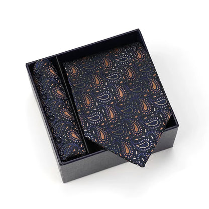 B's Closet Signature 2 Piece Tie Set with Pocket Square