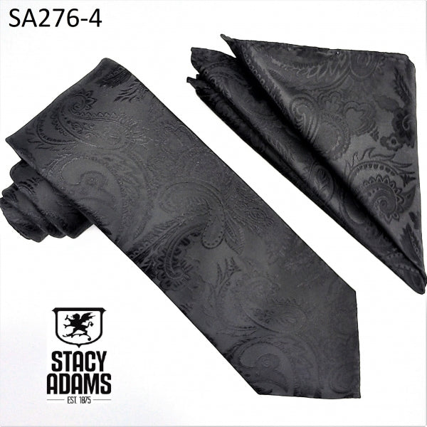 Stacy Adams Tie & Handkerchief Set