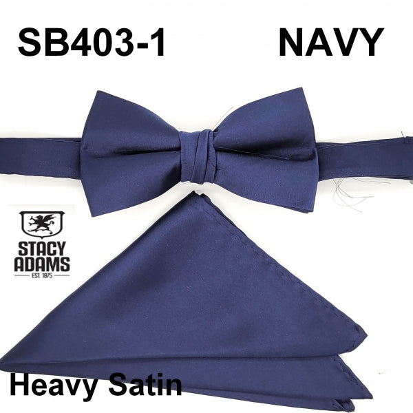 Stacy Adams 403 Bow Tie & Hanky Set